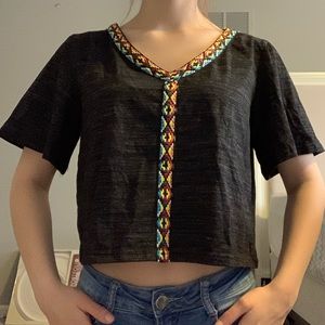 Dark grey baggy t-shirt